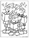 Dibujos Coro de Navidad