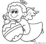 Dibujos de Angeles Navidad