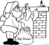 Dibujos de Navidad Pap� Noel