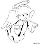 Dibujos de Navidad �ngeles