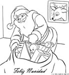 Dibujos navide�os para colorear